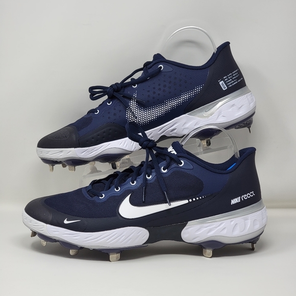 Nike Alpha Huarache Elite 3 Low Baseball Cleats Blue CK0746-401 Men'Sz Multi New - Picture 3 of 10
